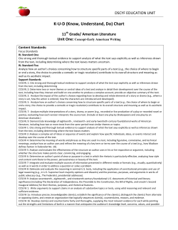 English III Unit 1 - DSCYFEducation