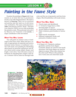 Painting in the Fauve Style