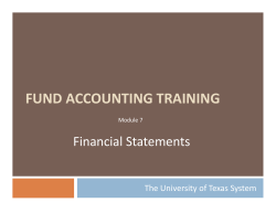 Financial Statements