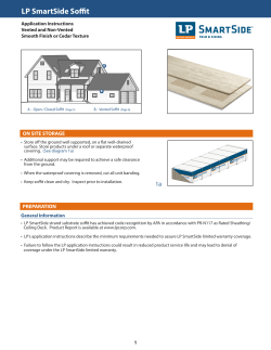 LP SmartSide Soffit - LP Building Products