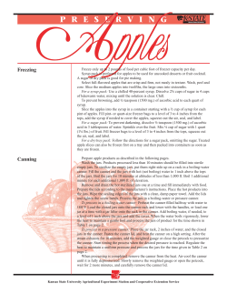 MF1187 Preserving Apples