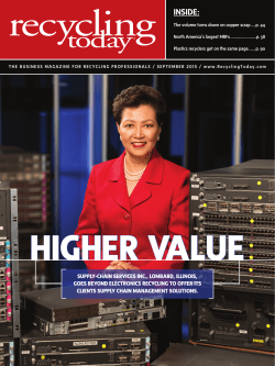 Recycling Today`s article