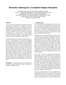 Semantic Indexing for a Complete Subject Discipline
