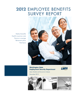 2011 Employee Benefits Survey Report