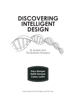 DISCOVERING INTELLIGENT DESIGN