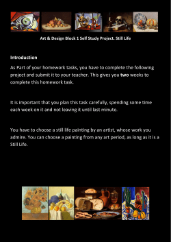 art homework - Johnstone High School