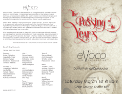 The Passing of the Year - eVoco Voice Collective
