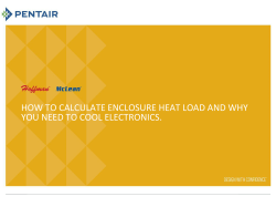 how to calculate enclosure heat load