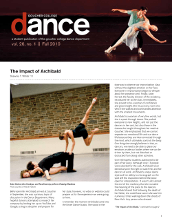 dance - Goucher College