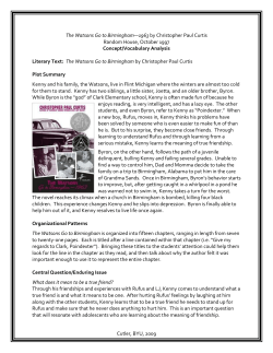 The Watsons Go to Birmingham&mdash;1963