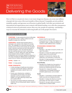 Delivering the Goods