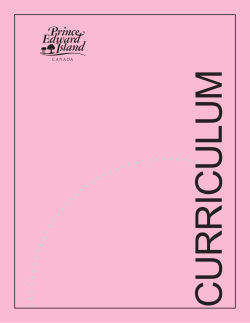 Creative Writing - PrinceEdwardIsland.ca