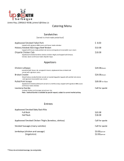 Catering Menu