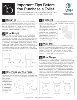 15 Important Tips Before You Purchase a Toilet