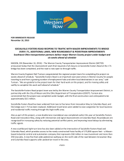 socialville-fosters road reopens to traffic with major improvements to