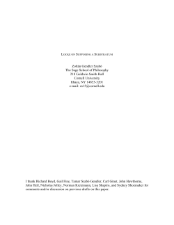 locke on supposing a substratum