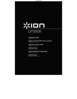LP DOCK Quickstart Guide - V3.0