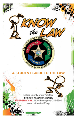 Know The Law - Collier County Public Schools