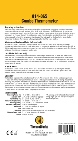 814-065 Combo Thermometer