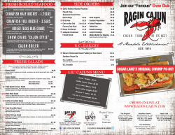 CRAWFISH HALF BUCKET - 1.75LBS CRAWFISH FULL BUCKET