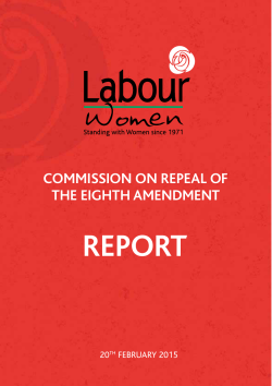 COMMISSION ON REPEAL OF THE EIGHTH AMENDMENT