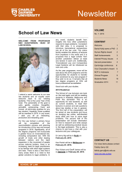 Newsletter - Charles Darwin University