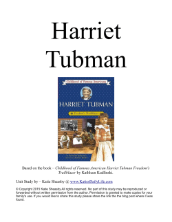 Harriet Tubman Study