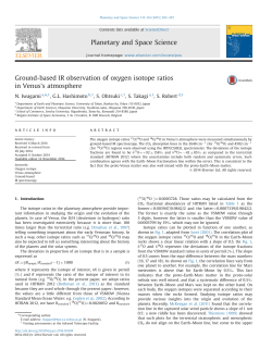 Ground-based IR observation of oxygen isotope ratios in Venus`s