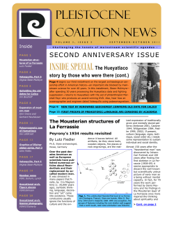 Part 5 - The Pleistocene Coalition