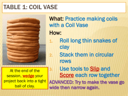 Clay Unit Instructions and Videos