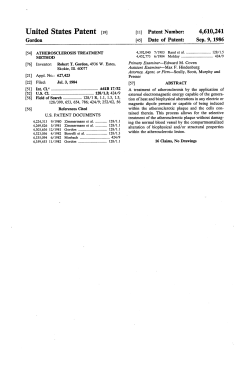 Atherosclerosis treatment method