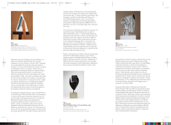 exhibition leaflet - Museo Picasso M&aacute;laga