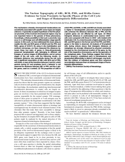 The Nuclear Topography of ABL, BCR, PML, and