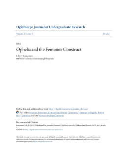 Ophelia and the Feminine Construct