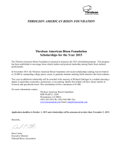 Throlson American Bison Foundation