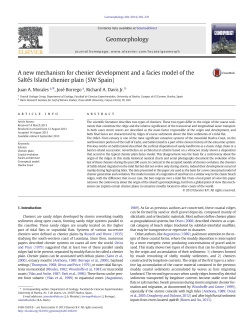 A new mechanism for chenier development and a facies model of