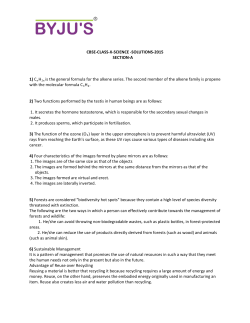 CBSE-CLASS-X-SCIENCE -SOLUTIONS-2015 SECTION