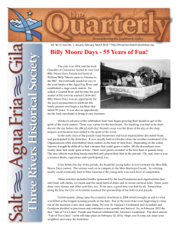 Billy Moore Days - 55 Years of Fun!