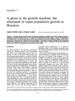 A ghost in the growth machine: the aftermath of rapid
