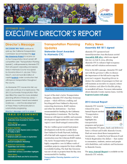 September 2014 - Alameda County Transportation Commission