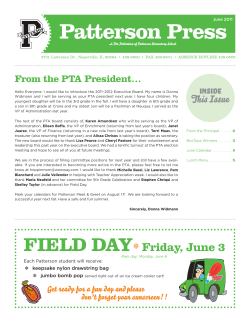 Patterson Press - Patterson Elementary School