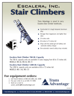 Escalera Stair Climber Handtrucks