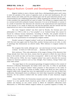 Magical Realism: Growth and Development