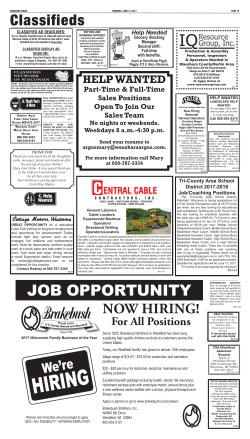 job opportunity - eType Services