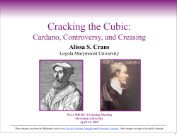 Cracking the Cubic - Loyola Marymount University