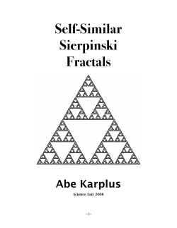 Self-Similar Sierpinski Fractals
