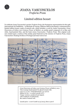 brochure - Joana Vasconcelos