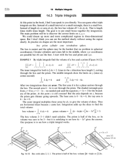 14.3 Triple Integrals