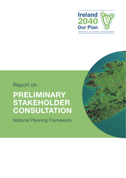 - National Planning Framework