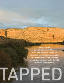 get up to 50 percent of their water from the Western